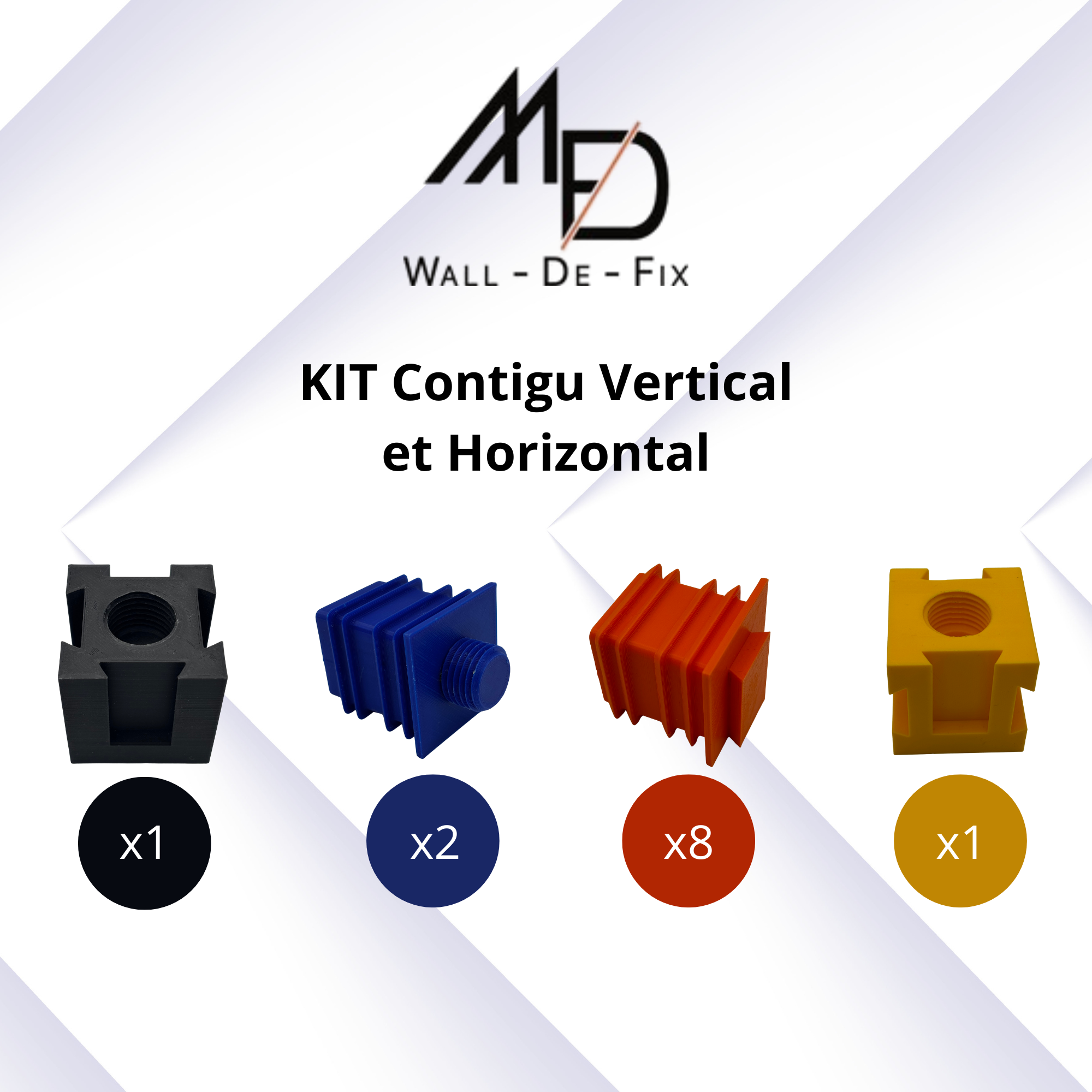 Kit Contigu Vertical et Horizontal -KCVH-
